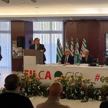 XIII Congresso Filca-Cisl Sicilia – Dichiarazione sindaco