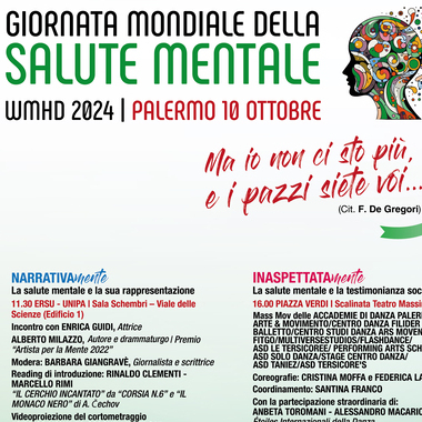 Giornata mondiale salute mentale. Lunedì conferenza stampa di presentazione