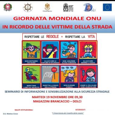 Polizia Municipale. Martedì 19 novembre 2024 seminario di informazione sulla sicurezza stradale ai Magazzini Brancaccio