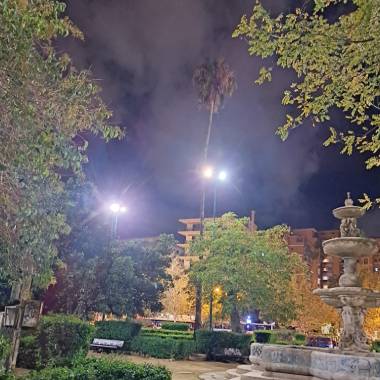 Piazza Alberico Gentili, illuminazione riqualificata con 14 nuovi proiettori a led