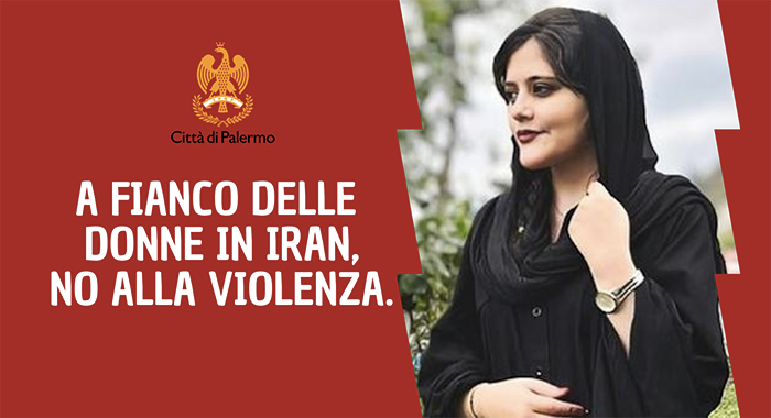  Palermo a fianco delle donne: No alla violenza in Iran