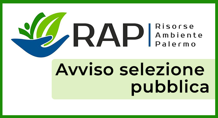 Avviso di selezione pubblica, per colloquio, per la copertura della posizione di Direttore Generale della Risorse Ambiente Palermo (R.A.P.) S.p.A