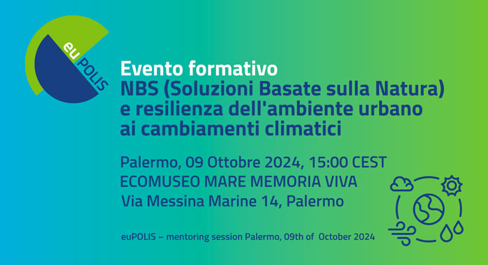 Evento formativo | NBS (Soluzioni Basate sulla Natura) e resilienza dell'ambiente urbano ai cambiamenti climatici