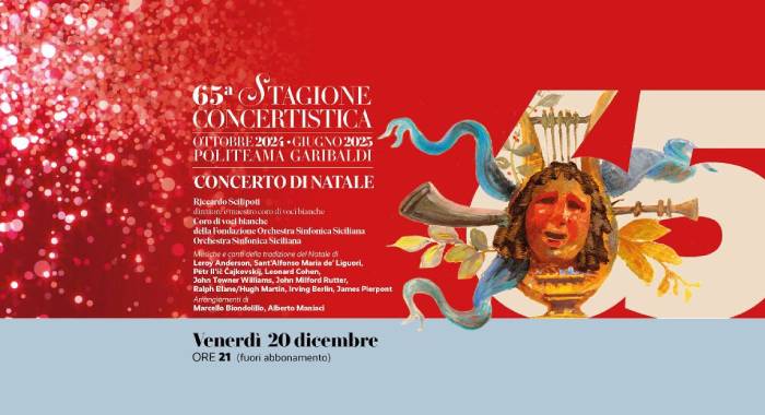 Un augurio di Buon Natale a suon di musica al Politeama Garibaldi