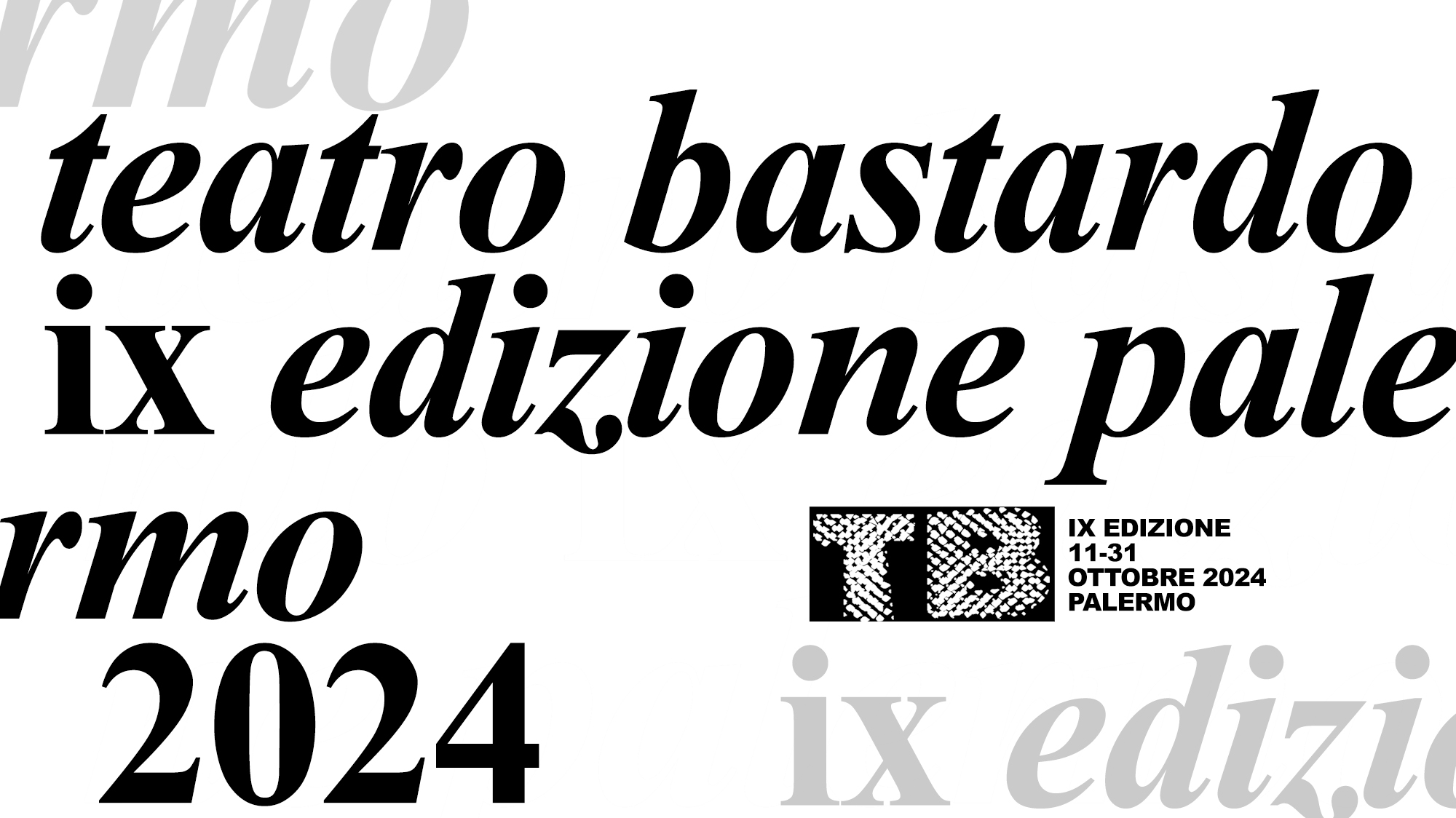 Immagine Festival Teatro Bastardo 2024